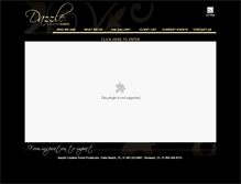Tablet Screenshot of dazzlevents.com